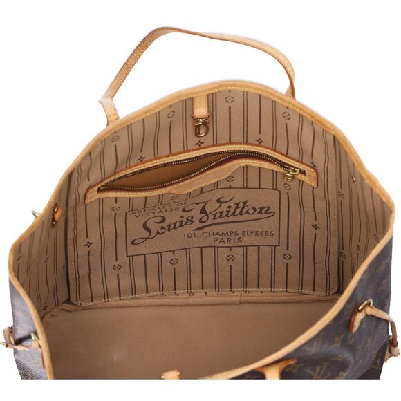 Louis Vuitton Neverfull MM Monogram Tote Bag M40156 Canvas - Picture 8 of 8